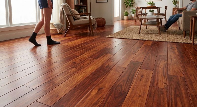 Cherry Floor Installation in Cockeysville, MD