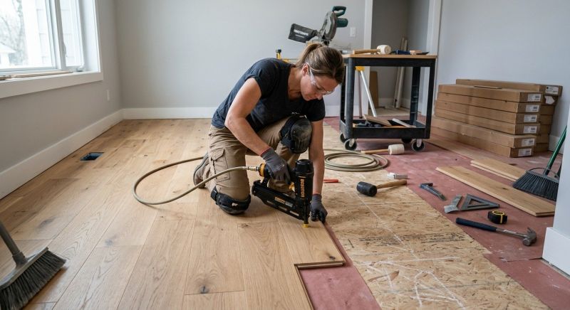 Hardwood Floor Installation in Crofton, MD