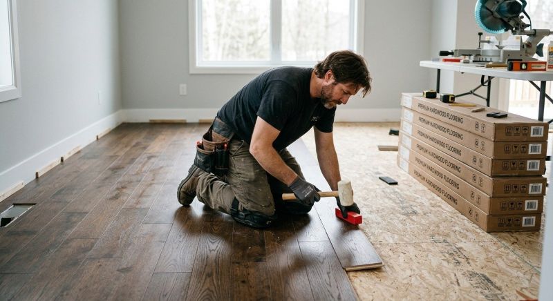 Hardwood Floor Installation in Crownsville, MD