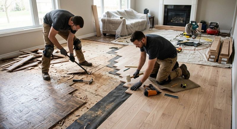 Hardwood Floor Installation in Germantown, MD