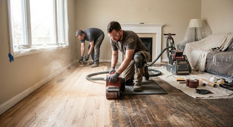 Hardwood Floor Renovation in Ellicott City, MD