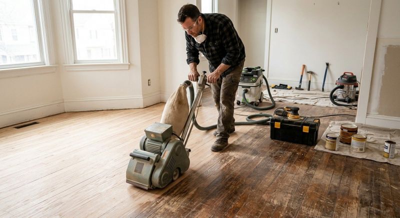 Hardwood Floor Renovation in Ellicott City, MD