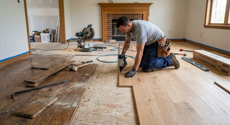 Hardwood Replacement in Hanover, MD