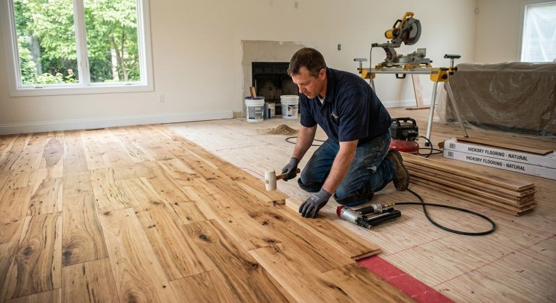 Hickory Floor Installation in Ellicott City, MD
