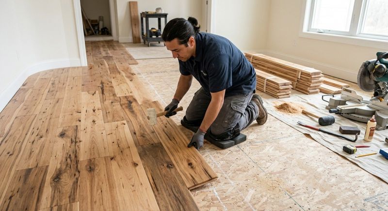 Hickory Floor Installation in Ellicott City, MD
