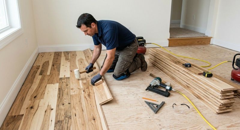 Hickory Floor Installation in Ellicott City, MD