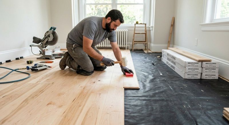 Maple Flooring Installation in Anne Arundel County, MD