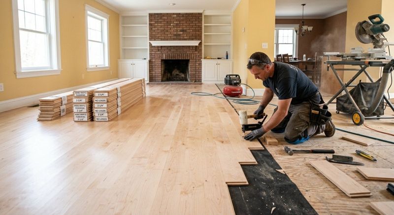 Maple Flooring Installation in Baltimore County, MD