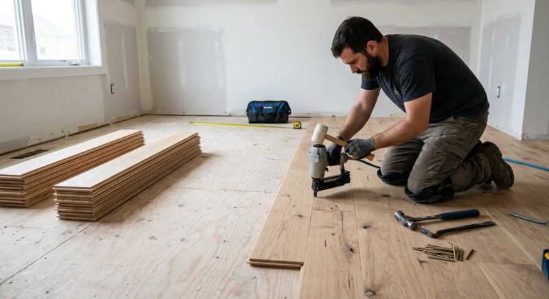 Oak Floor Installation in Columbia, MD