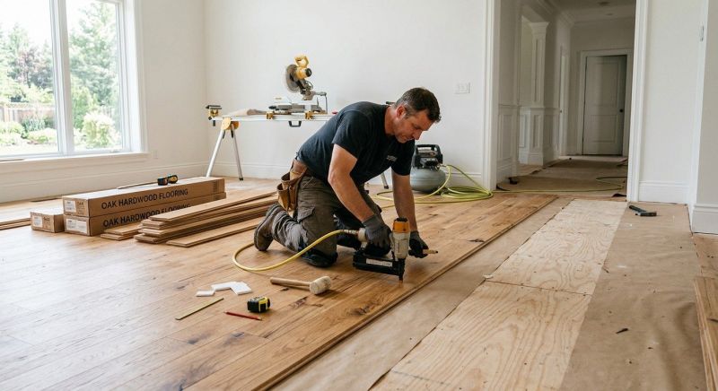 Oak Floor Installation in Essex, MD