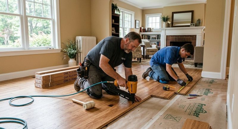 Oak Floor Installation in Hyattsville, MD