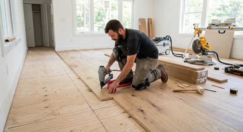 Oak Floor Installation in Ellicott City, MD
