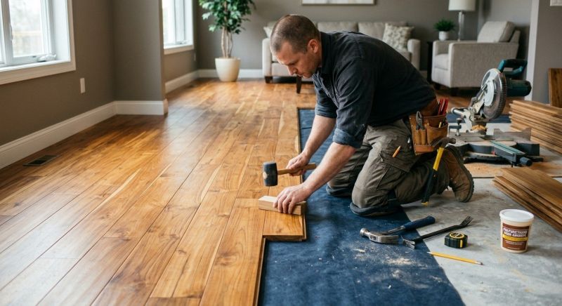 Teak Flooring Installation in Ellicott City, MD