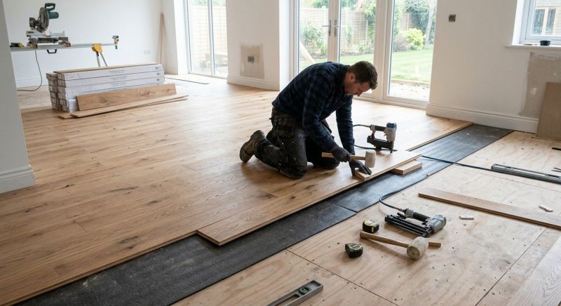 Teak Flooring Installation in Ellicott City, MD