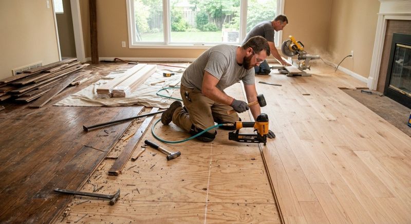 Wood Floor Replacement in Gambrills, MD