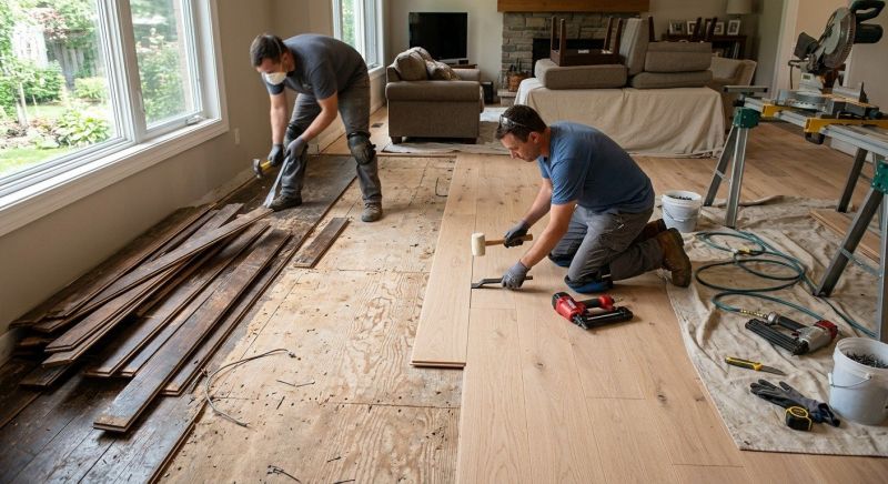 Wood Floor Replacement in Laurel, MD