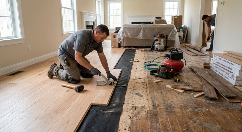 Wood Floor Replacement in Laurel, MD